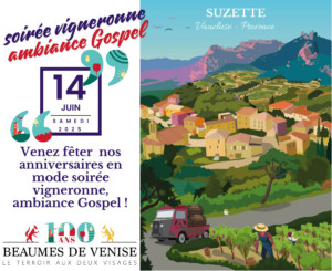 Venez fêter nos anniversaires en mode soirée vigneronne, ambiance Gospel